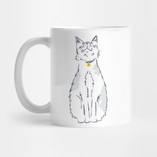 Dinner Time Cat Mug